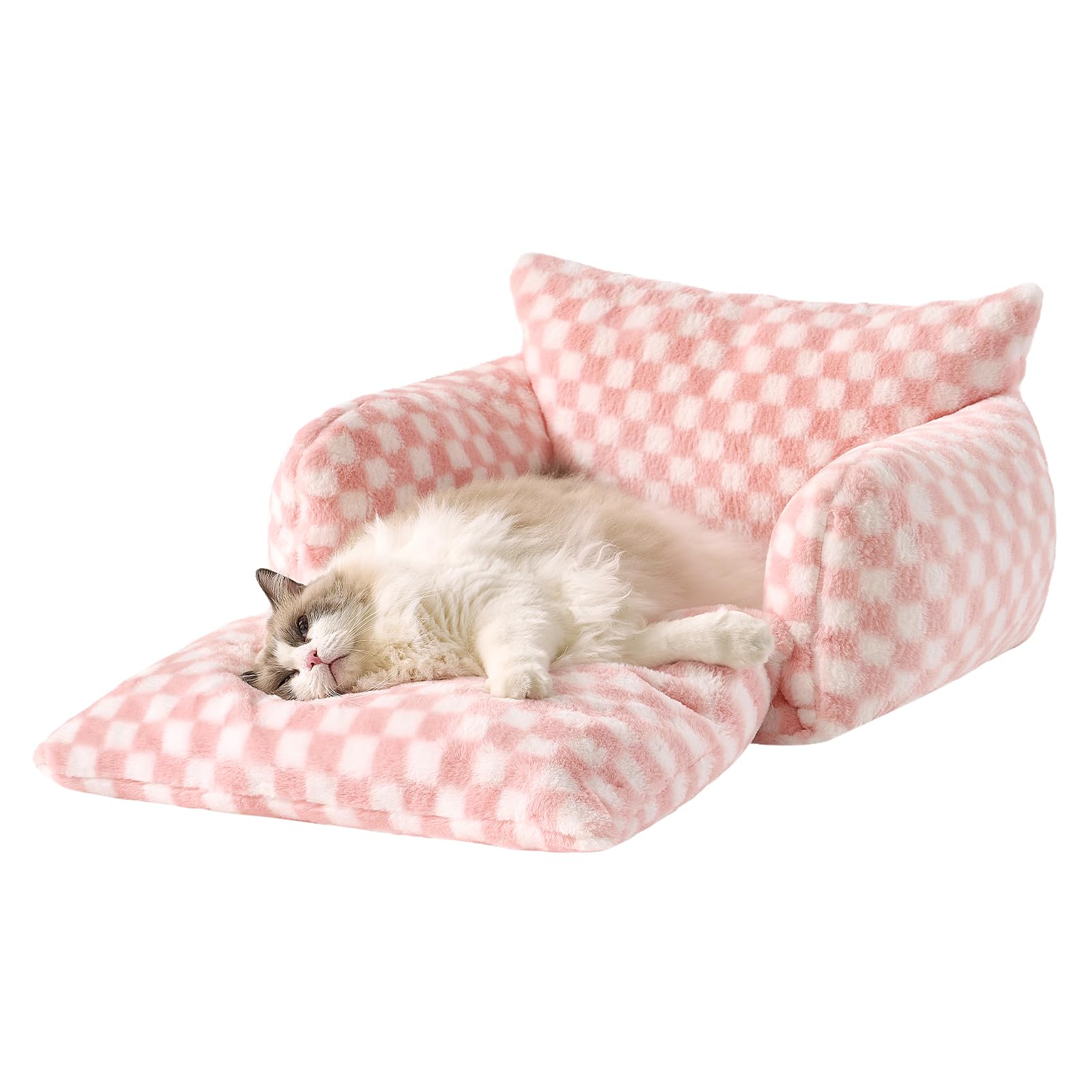 Cama Hollypet con cubiertas extraíbles lavables para limpieza rápida.