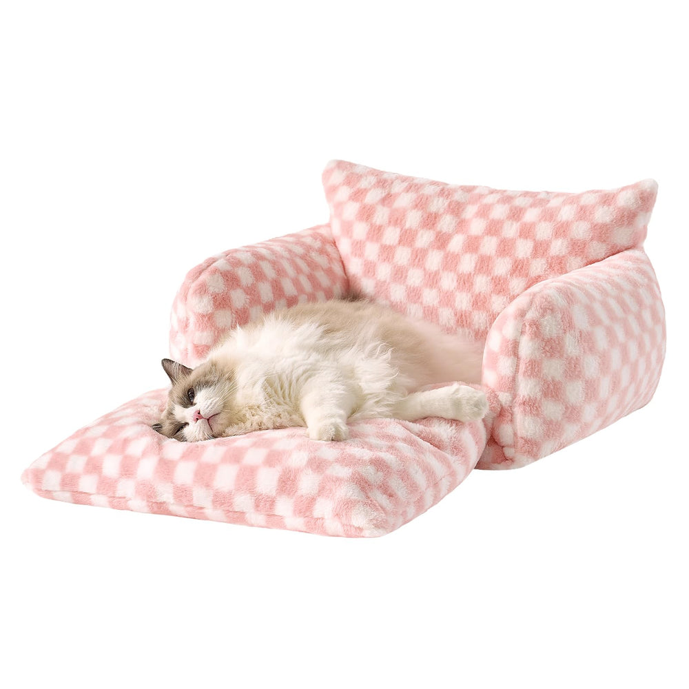 Cama Hollypet con cubiertas extraíbles lavables para limpieza rápida.