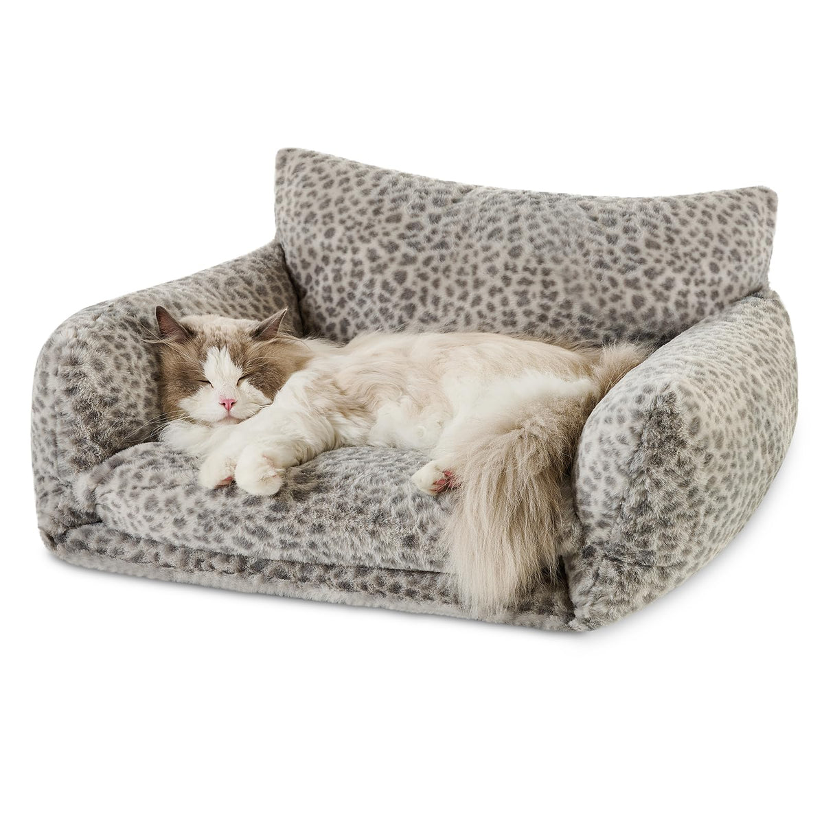 Hollypet cama-gato frente doble capa: siestas más cómodas