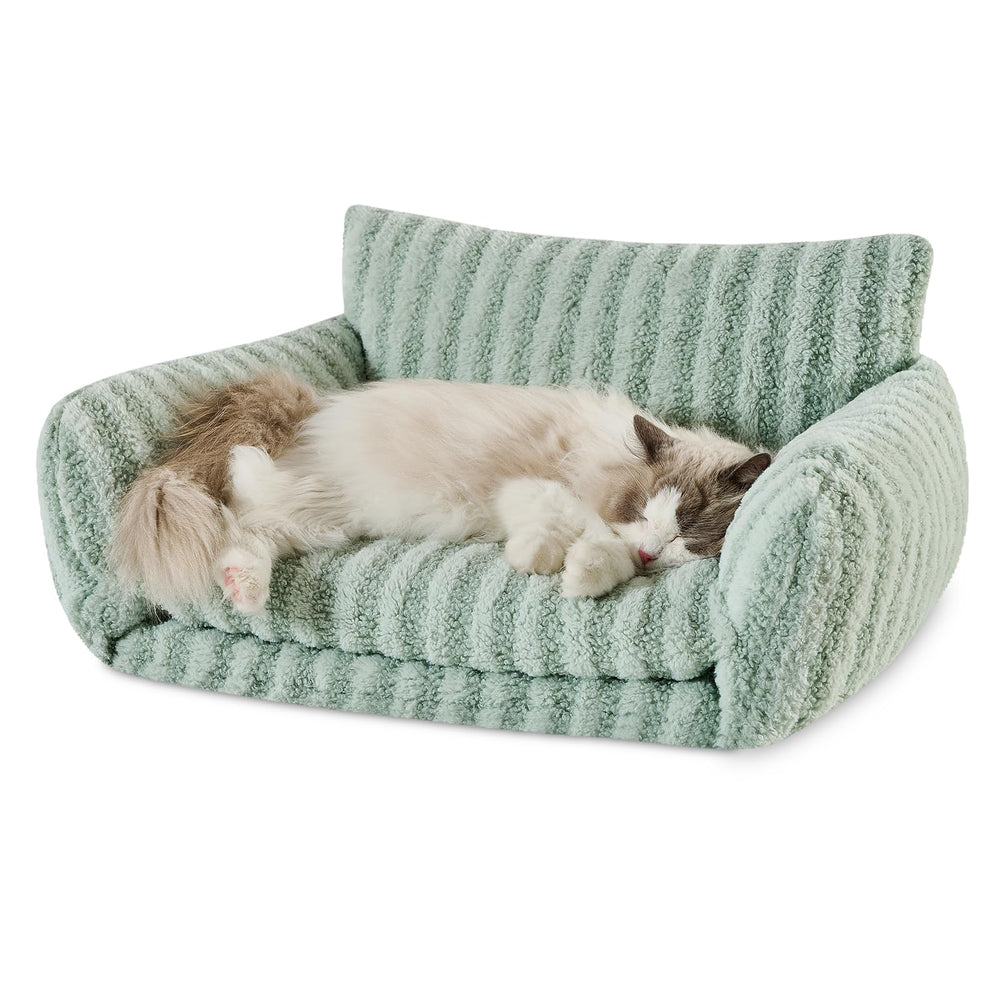 Cama Hollypet para gato con doble capa, descanso cómodo y seguro.