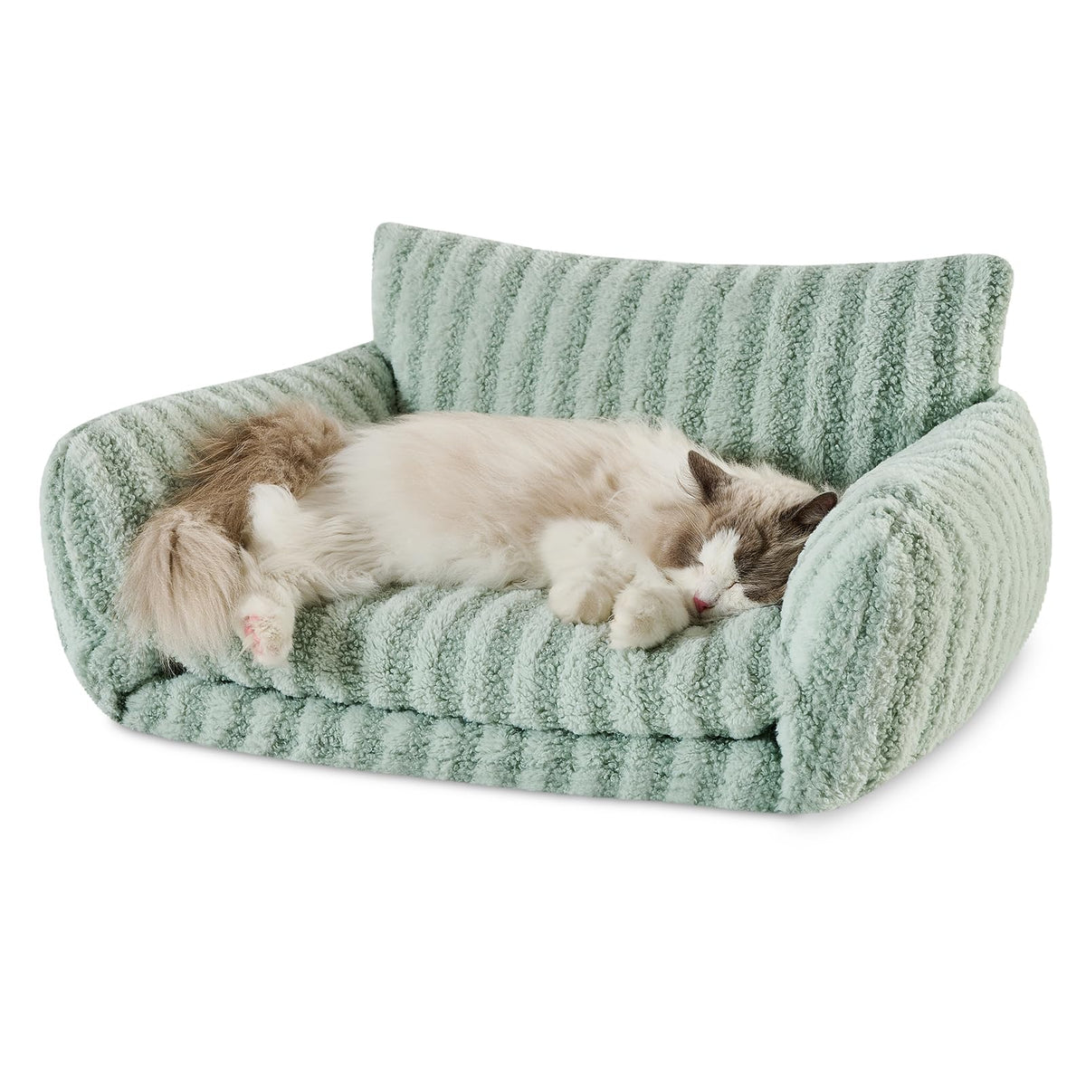 Cama Hollypet para gato con doble capa, descanso cómodo y seguro.