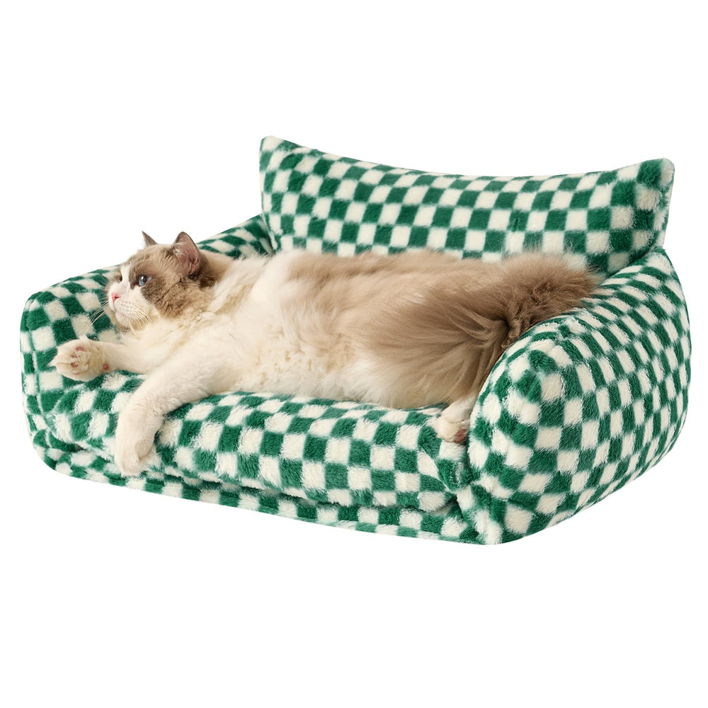 Hollypet cama-gato-doble-capa con descanso suave y soporte