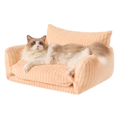 Hollypet Cama Gato Doble Capa, refugio cómodo para descanso diario