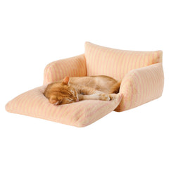 Cama Hollypet Gato con espuma tipo panales ofrece soporte suave.