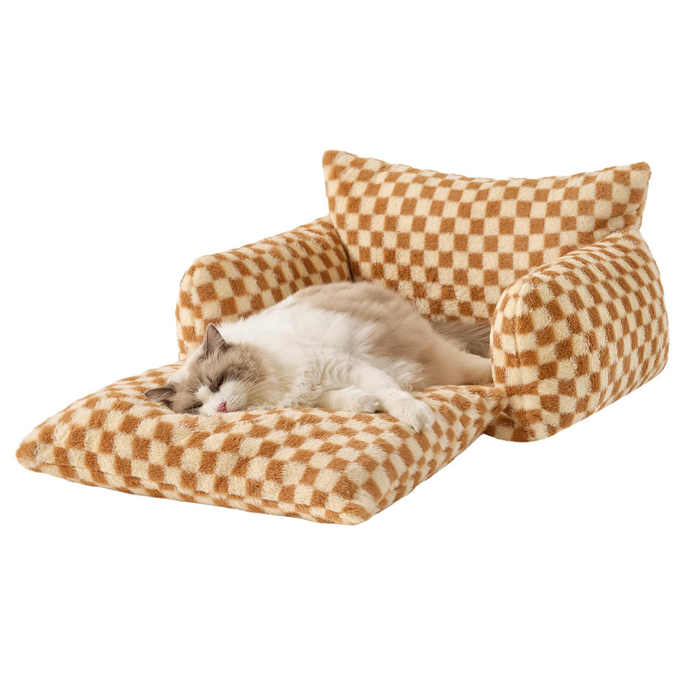 Cama Hollypet con relleno suave tipo panales que aporta soporte.