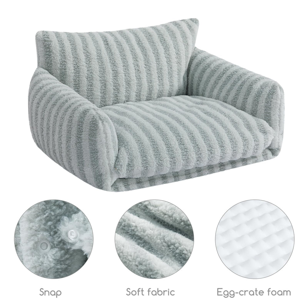 Hollypet cama-gato-extensible, ofrece más espacio de descanso al desplegarse.