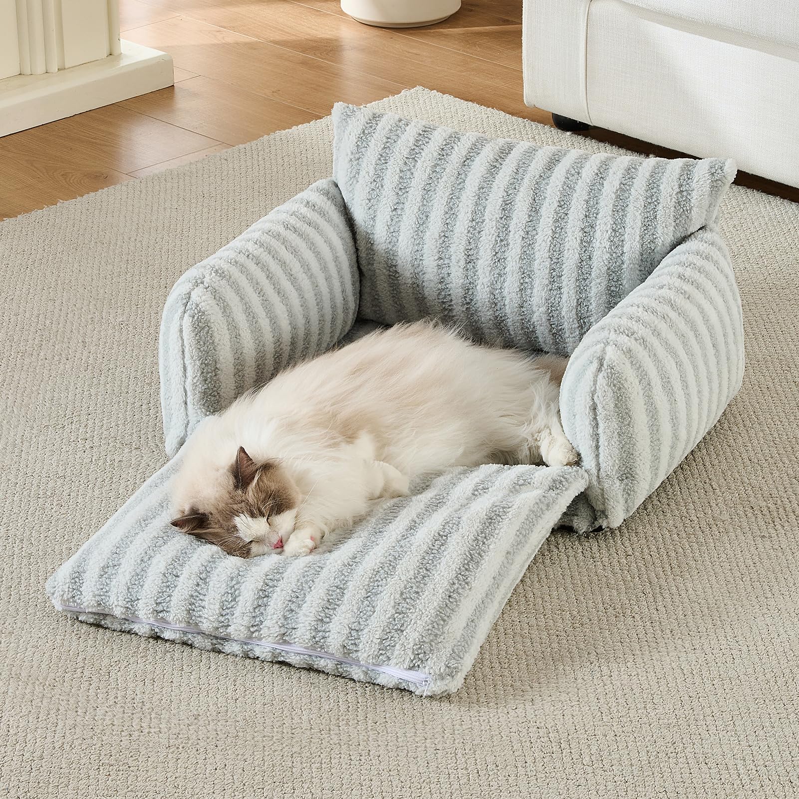 Hollypet cama-gato-facil-limpiar, mantenimiento sencillo para rutina diaria.