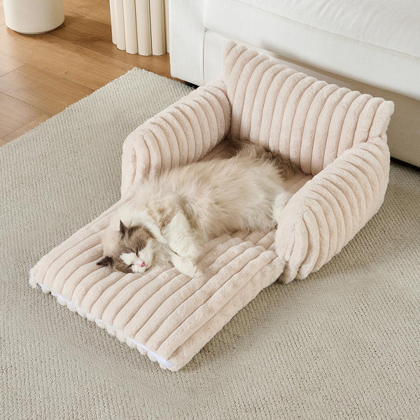 Hollypet cama-gato-funda-lavable-a-maquina: limpieza eficiente
