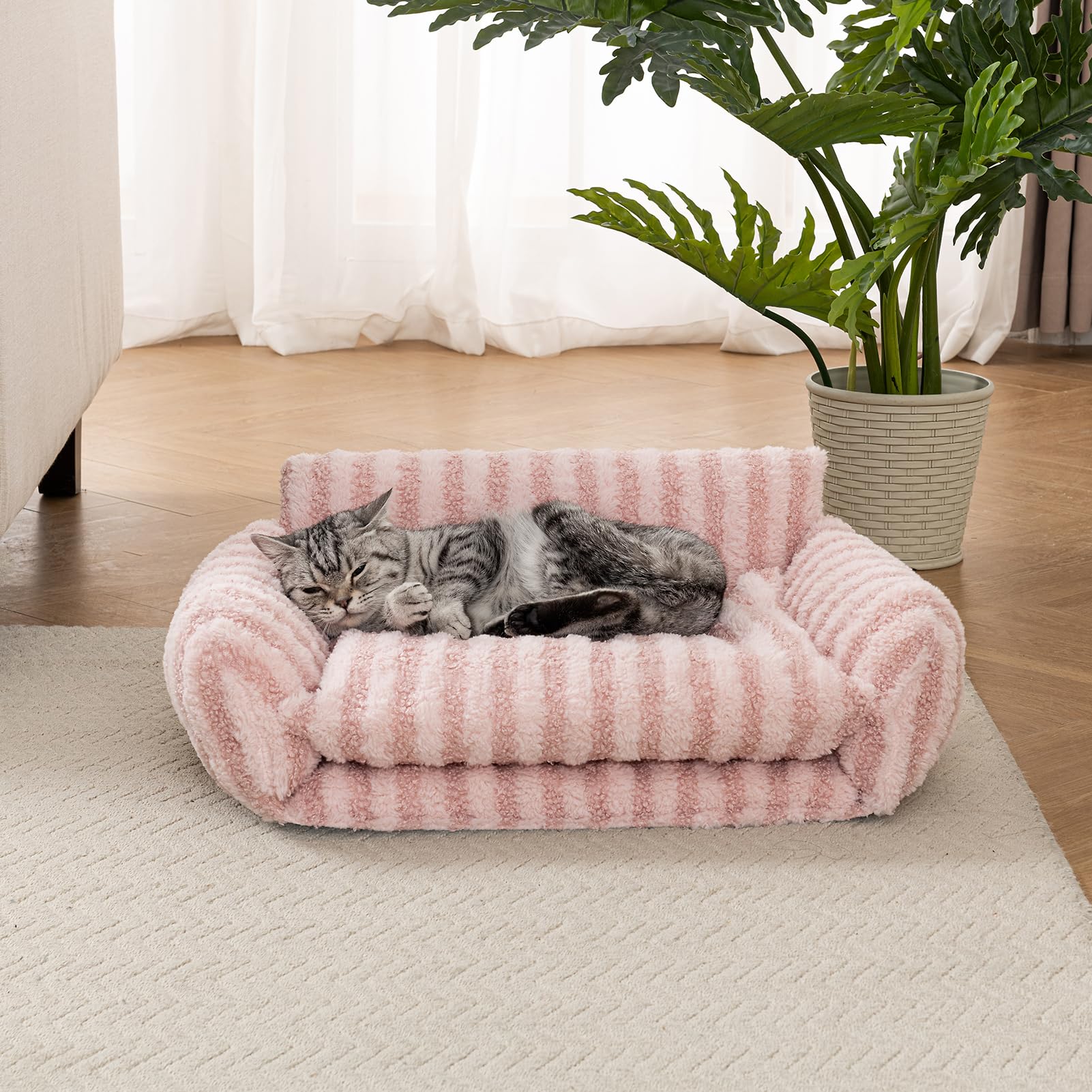 Cama Hollypet Gato Funda Lavable, fácil limpieza.