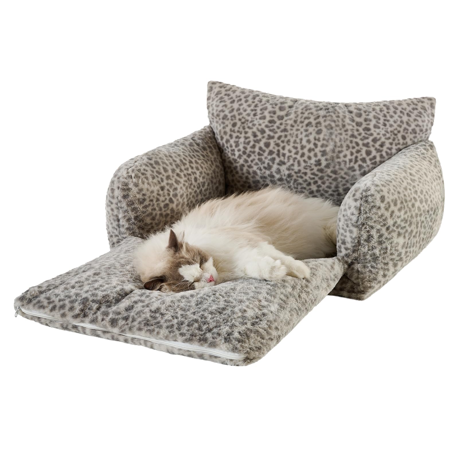Hollypet cama-gato interior-doble-capa con soporte suave