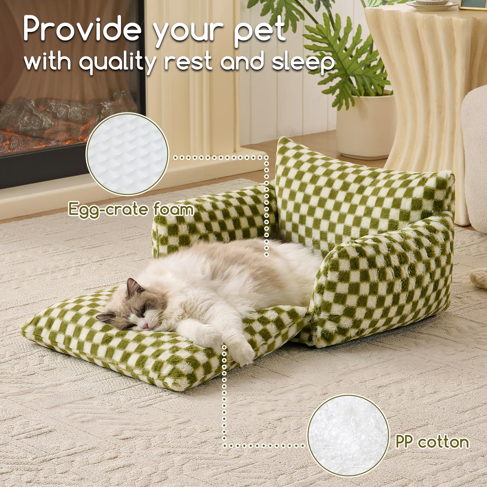 Hollypet cama S adecuada para mascotas pequeñas