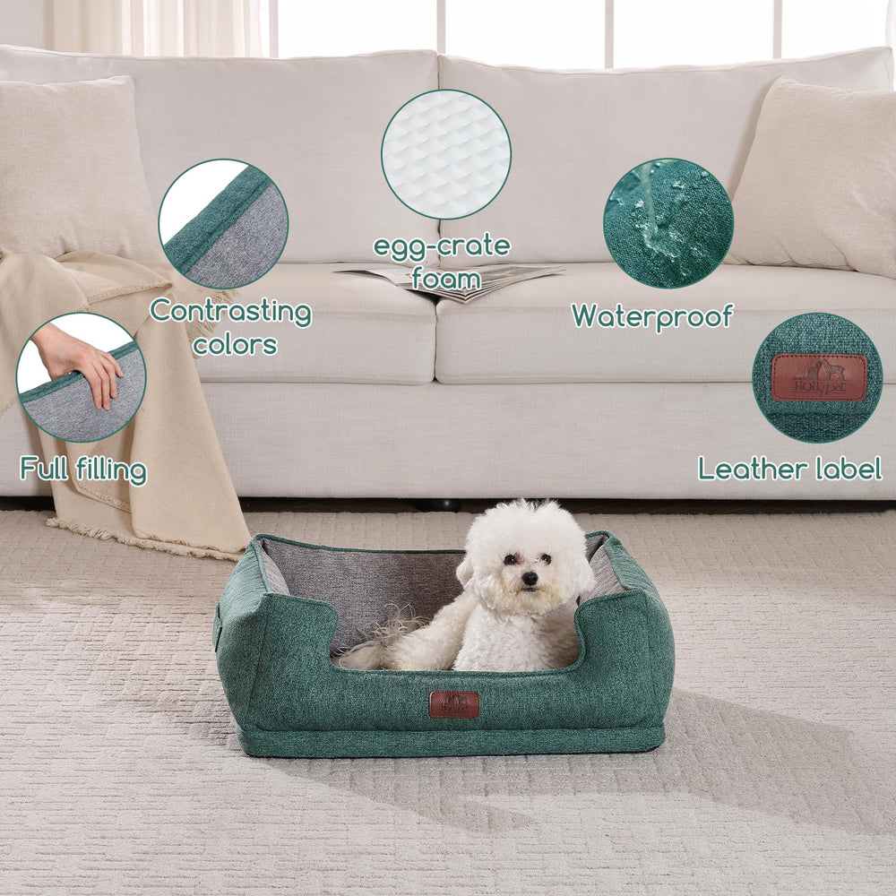 Cama Hollypet para perros pequeños, favorece sueño profundo
