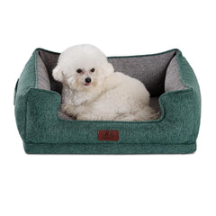 Cama ortopédica rectangular Hollypet para perros pequeños, soporte de articulaciones
