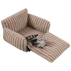 Sofá ortopédico Hollypet para gatos con espuma tipo huevo para soporte muscular.