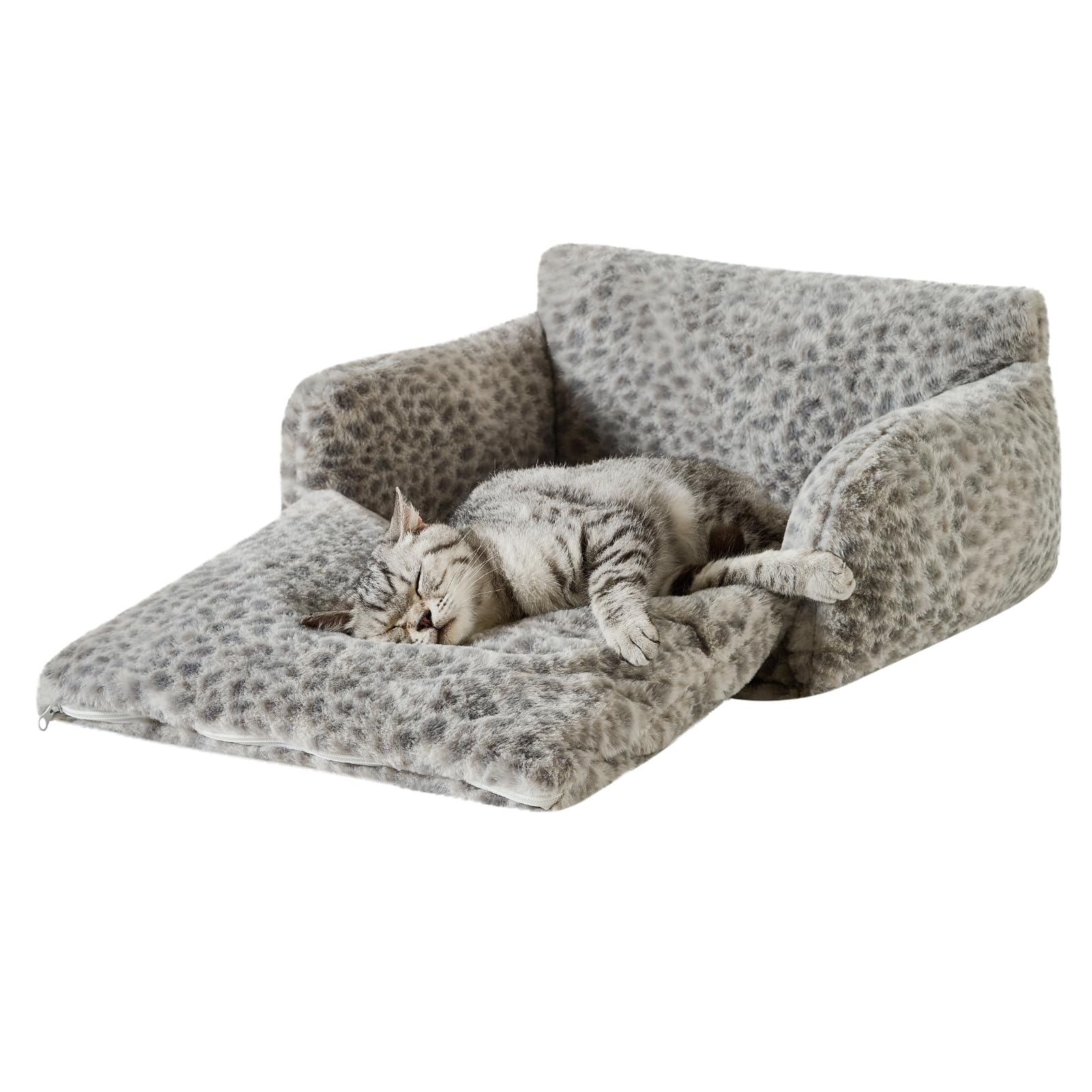 Hollypet Sofá Gato Tacto Suave: refugio suave para siestas.