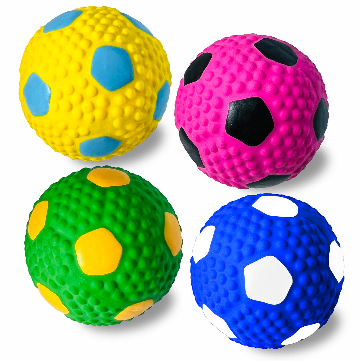 Holysteed bola latex 2 pulgadas con sonido para captar la atención del perro pequeño.