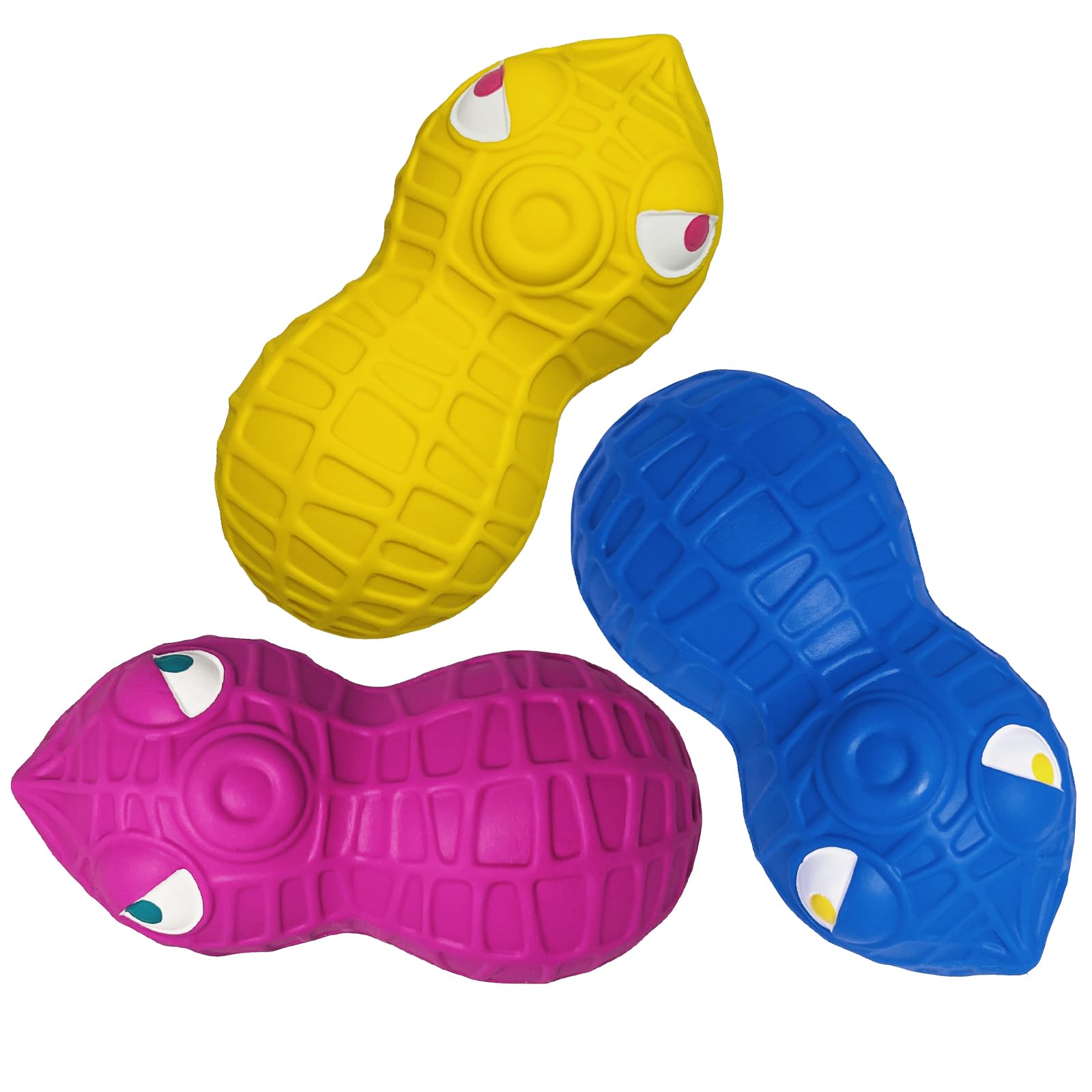 Holysteed bola de látex natural para perros pequeños, juego suave.