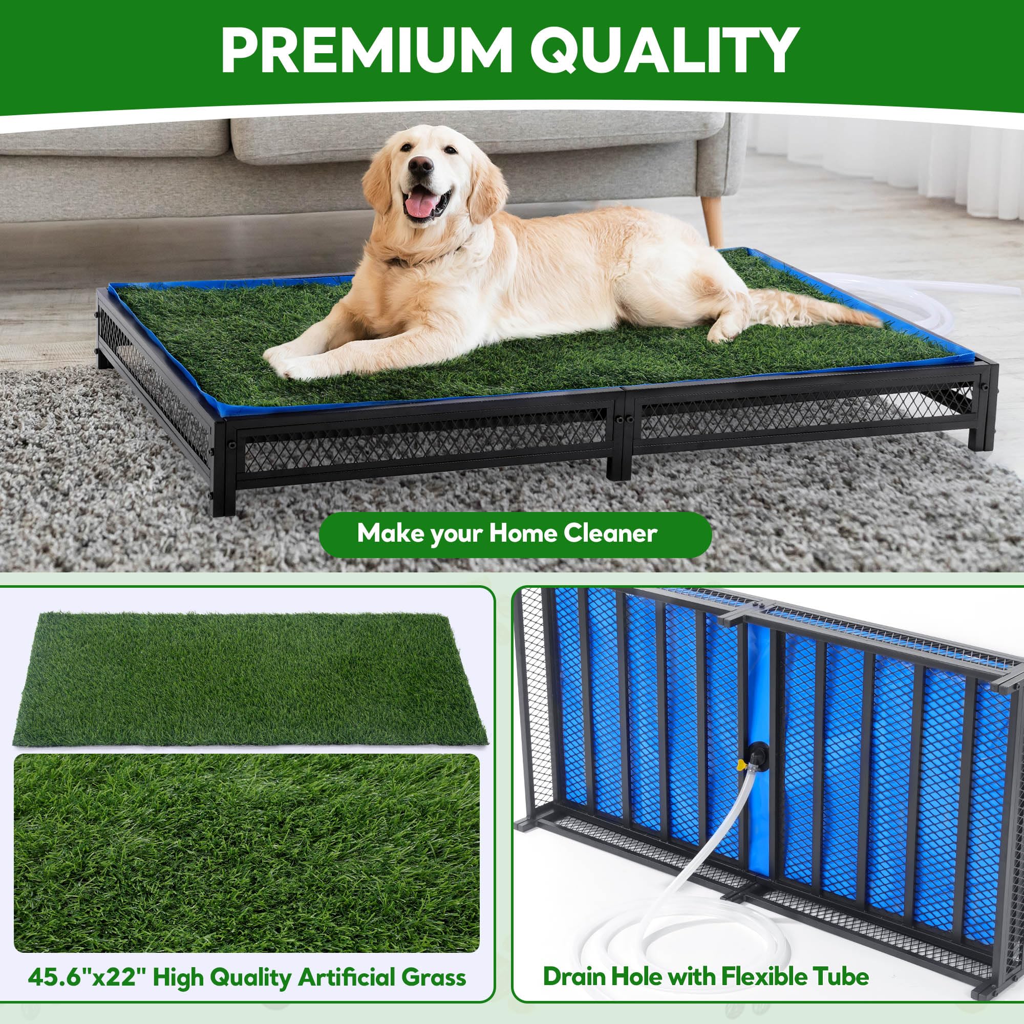 Uso versátil en apartamentos y patios con HOMBYS Porch Potty