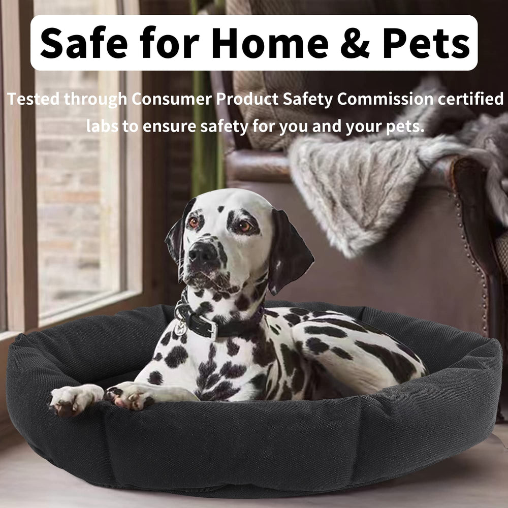Cama para perros HOMBYS apta para lavado a máquina sin perder forma.