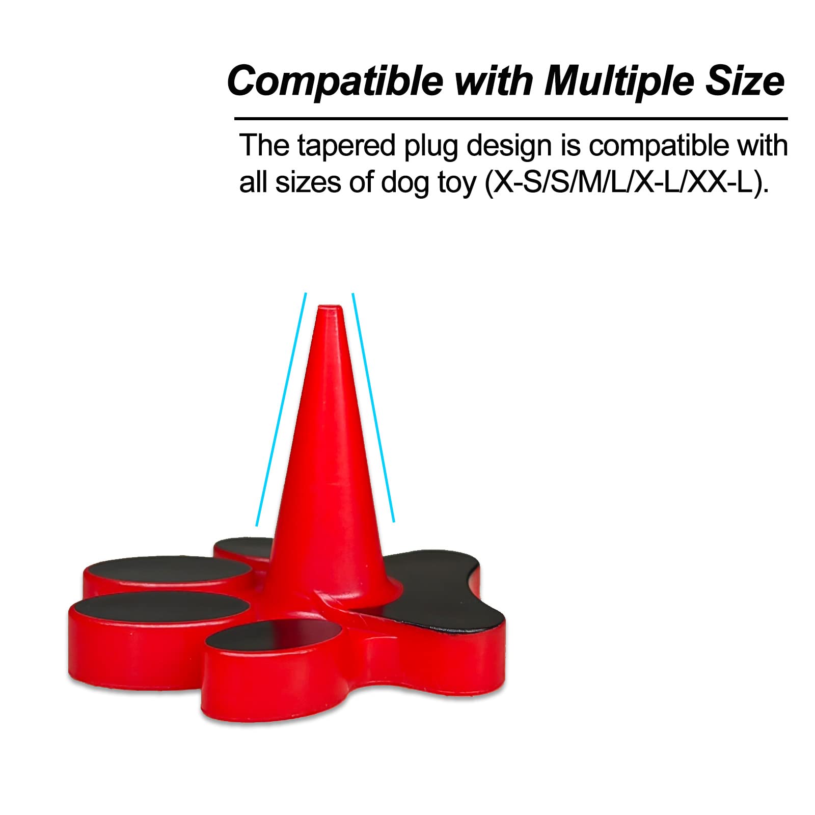 HOMDSG tapón-compatibilidad-todas-medidas, funciona con tallas X-S a XX-L.