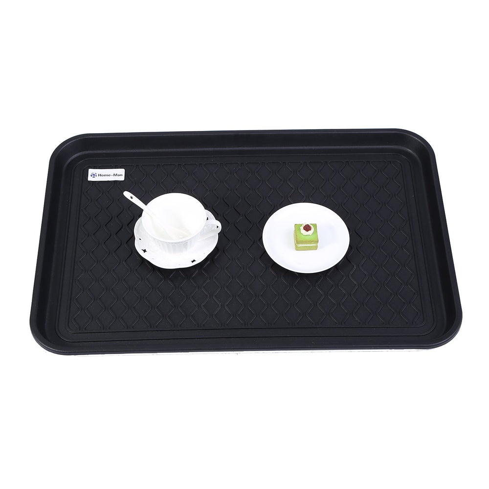 Home-Man bandeja de tamaño 24x15 pulgadas caben botas y cuencos
