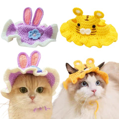Gorro para gato Homedy Crafts con diseño tigre, ideal para fotos divertidas.