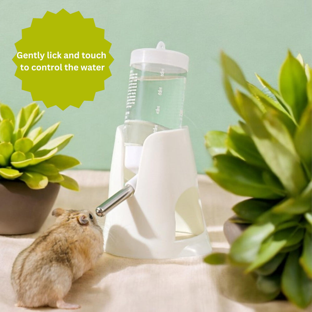 Homedy Crafts sistema de válvula doble para agua, evita derrames en jaula.