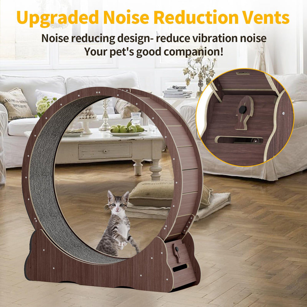 Superficie de carrera antideslizante de Homegroove para gatos en casa.