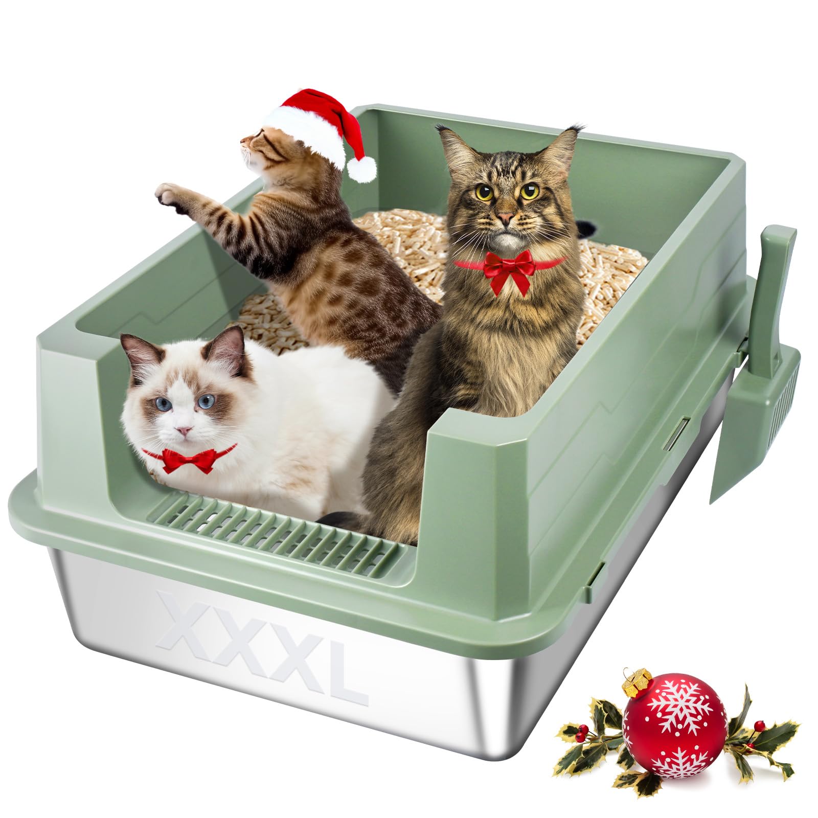 Homegroove XXXL, caja de arena de acero con bordes altos para evitar salpicaduras