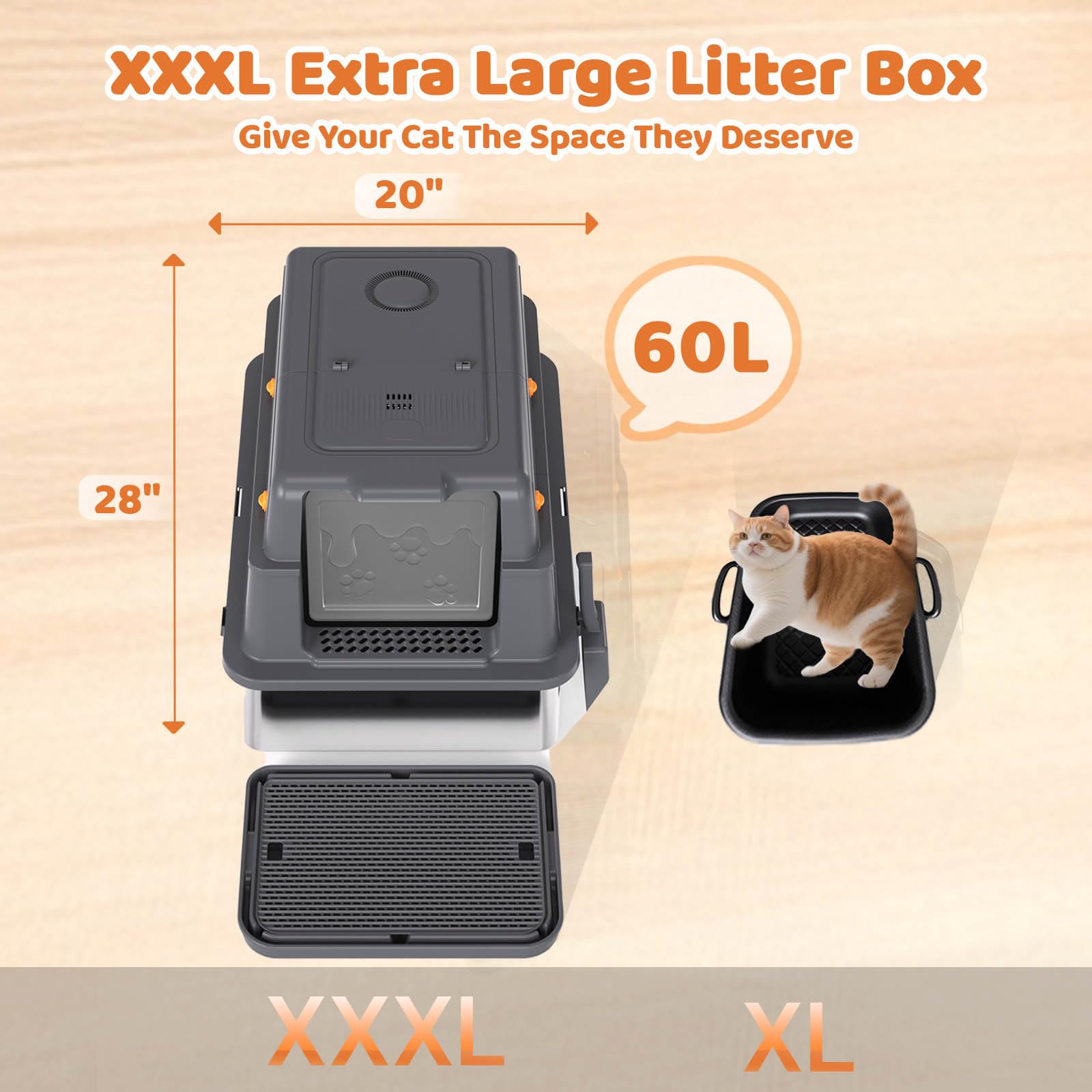 homegroove XXXL control-olor-con-carbon-bambu: ambiente más fresco