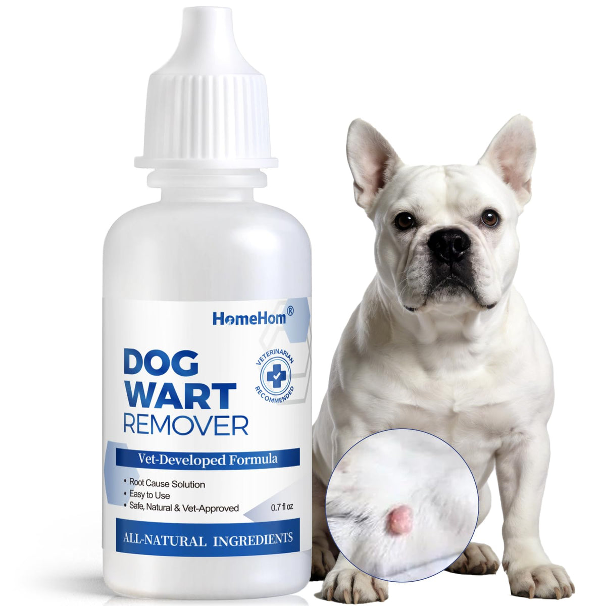 HomeHom gel para perros, cuidado suave de la piel en áreas afectadas