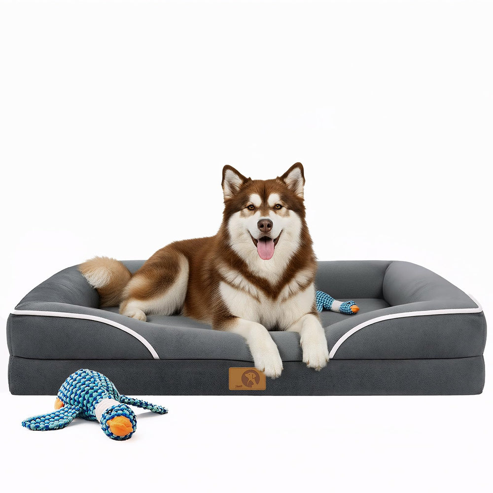 Cama para perro extragrande Homemate 48x35 ofrece confort ortopédico.