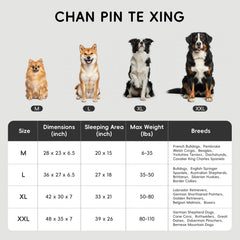 Cierre extraible y lavado facil en funda de la cama Homemate para perro
