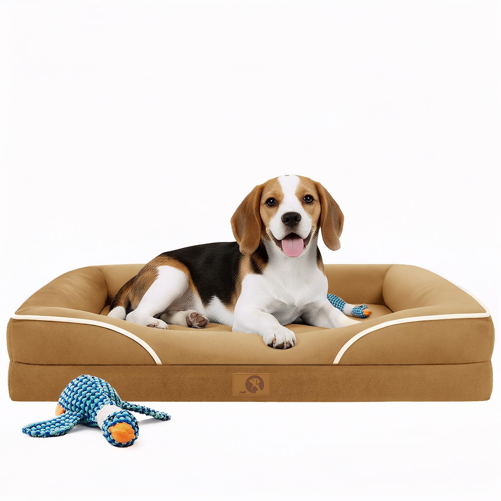Cama ortopédica Homemate para perros, tamaño mediano, espuma que abraza el cuerpo.
