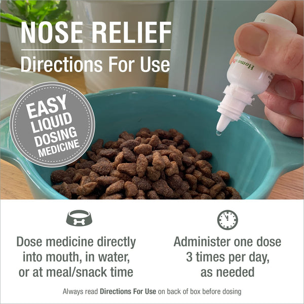 HomeoPet Alivio nasal para gatos, uso cómodo diario.