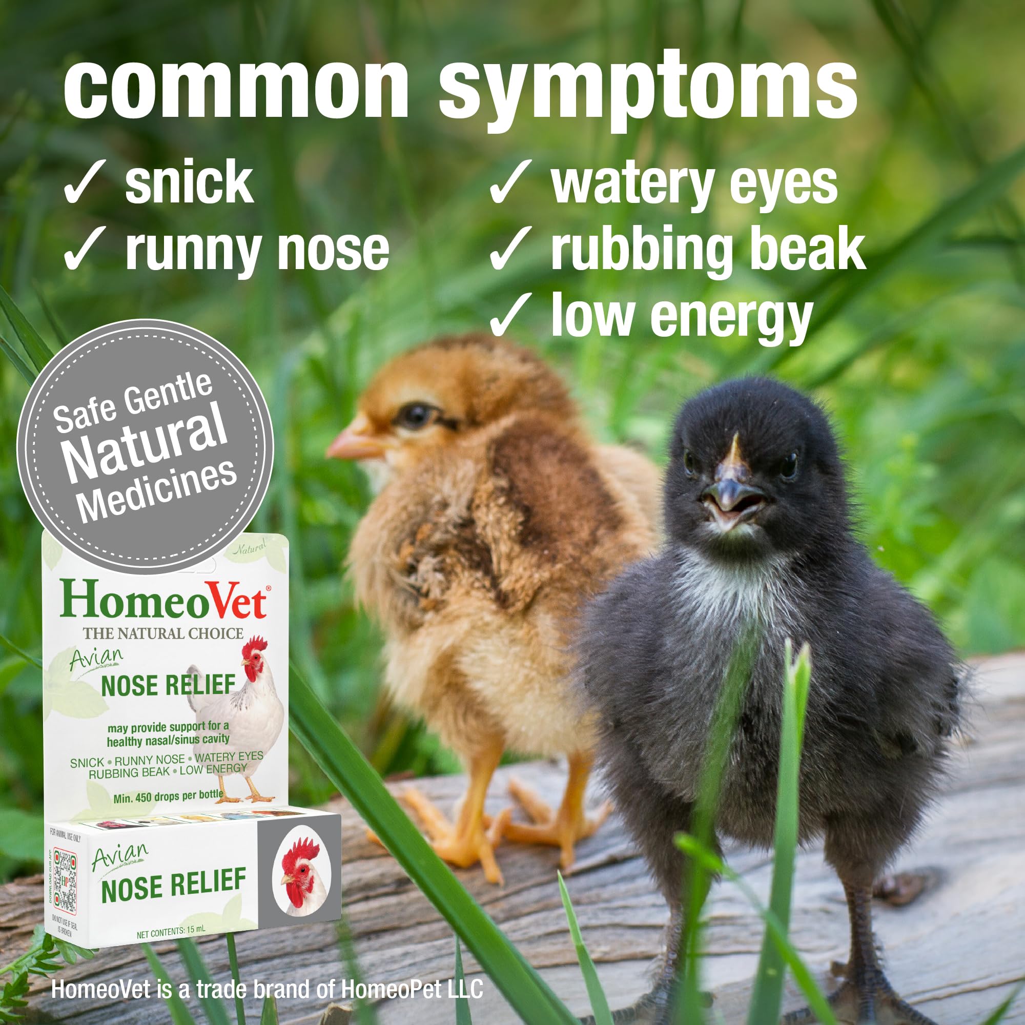 HomeoPet Avian Nose Relief: dosis para aves en casa