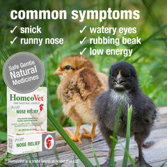 HomeoPet Avian Nose Relief: dosis para aves en casa