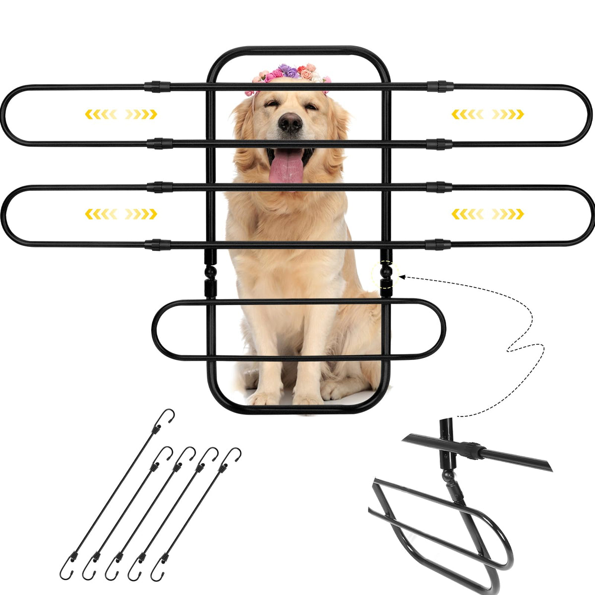 HOMEPEDIA BARRERA para perros con ajuste de anchura para SUV y sedán.