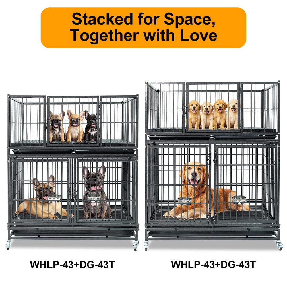 Homey Pet caja whelping 43, ventilación 360° y visibilidad para supervisión