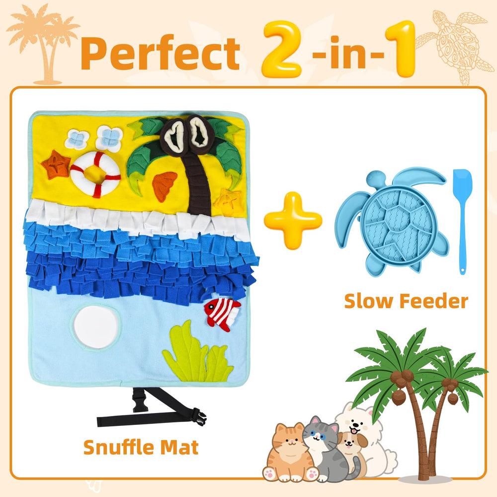 Homey Supply slow-lick mat para perros, mantiene pausas alimentarias seguras.