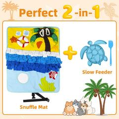 Homey Supply slow-lick mat para perros, mantiene pausas alimentarias seguras.
