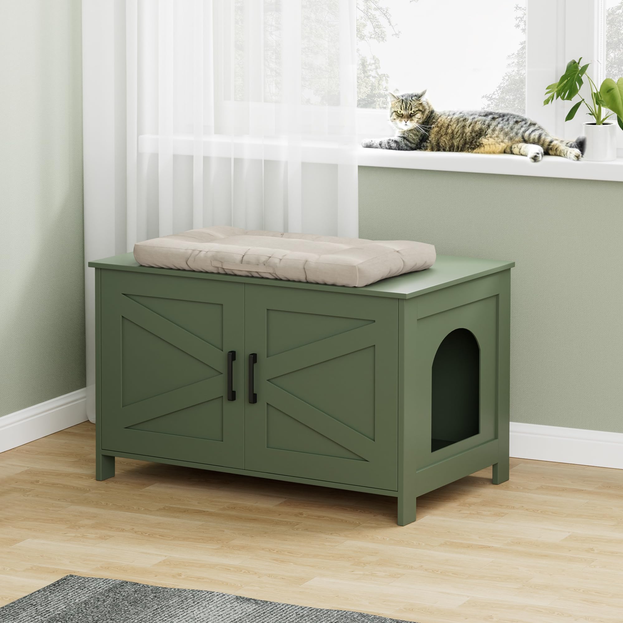 Homhedy mueble multiuso para limpieza diaria y almacenamiento