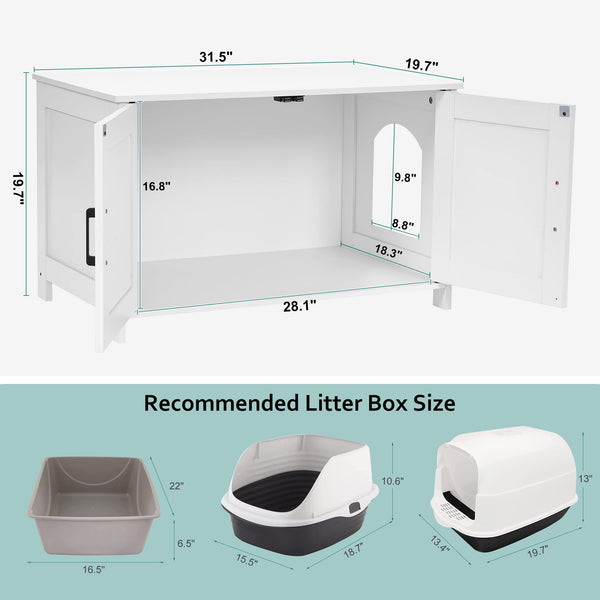 Homhedy dimensiones 31,5 x 19,7 x 19,7 pulgadas para referencia.