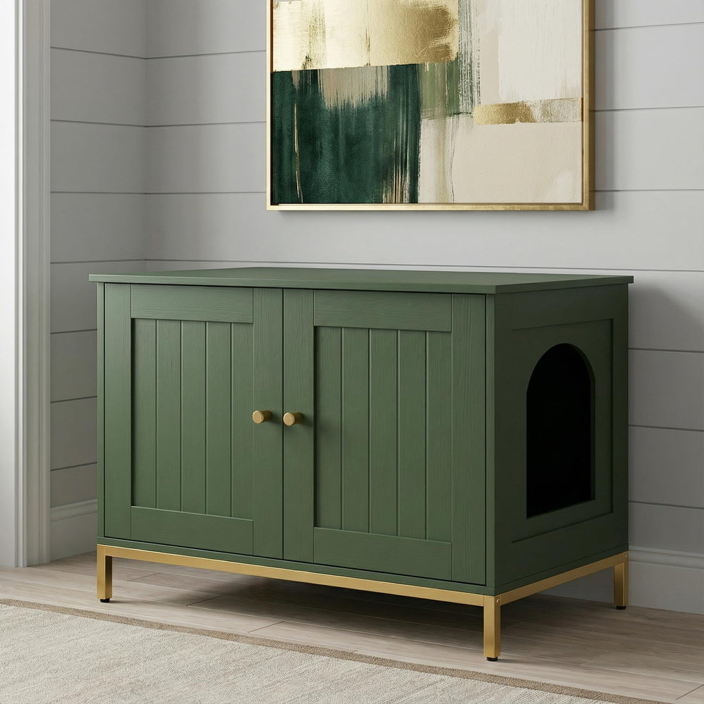 Homhedy mueble multiuso, refugio para gato y pieza de sala.