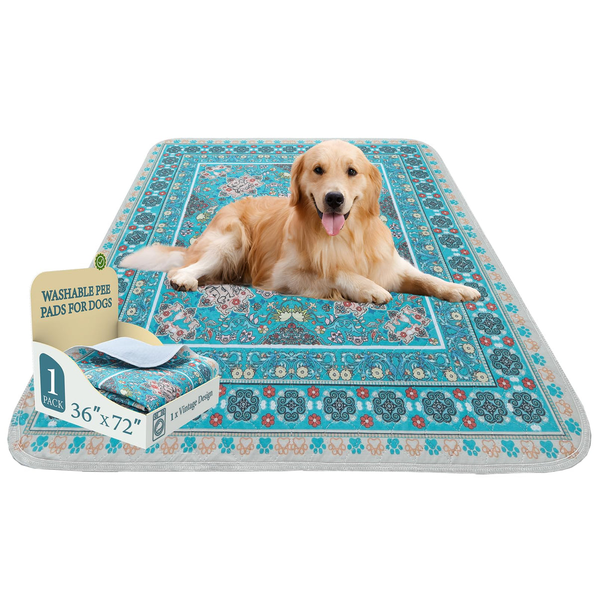 Homimp almohadilla lavable extralarga, ideal para entrenamiento y espacios grandes.