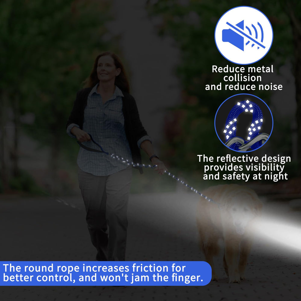 Homimp correa azul para paseos nocturnos y seguridad