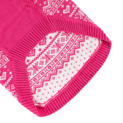 Homimp sudadera argyle tejido suave que abraza el cuerpo del perro con ligereza.