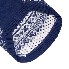 Homimp suéter Argyle azul, detalle rombos, mantiene caliente al perro.