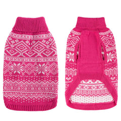 Homimp sudadera argyle para perro, vista trasera, mantiene abrigada al exterior