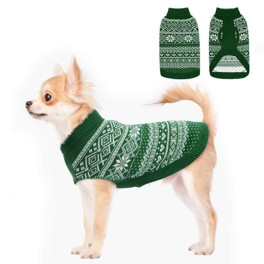 Sudadera HOMIMP Argyle para perro, frente, abriga paseos en frío.